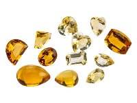 Citrine, Mixed Shapes, Pack of 12,