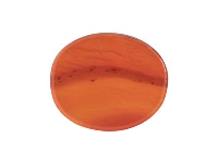 Carnelian, Flat Oval, 12x10mm