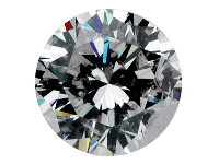 Diamond, Round, H-I/P2, 3pt/2mm