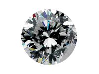 Diamond, Round, H/SI, 25pt/4mm