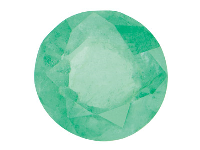 Emerald, Round, 1.5-3mm Mixed  Sizes, Pack of 25