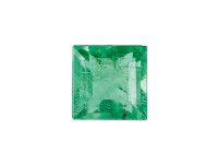 Emerald, Square, 3x3mm