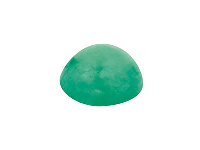 Emerald, Round Cabochon, 2mm