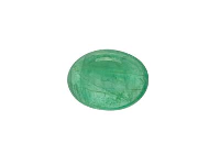 Emerald, Oval Cabochon, 8x6mm