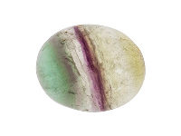 Fluorite, Oval Cabochon, 10x8mm