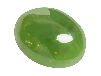 Nephrite Jade, Oval Cabochon 9x7mm