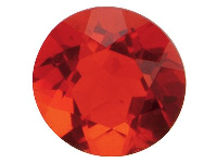 Fire Opal, Round, 3mm