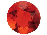 Fire Opal, Round, 4mm