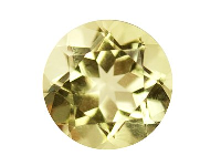 Lemon Quartz, Round, 6mm