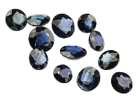 Sapphire, Round, 3mm+ Mixed Sizes, Pack of 12,