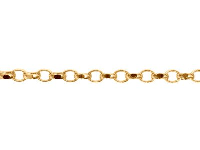 9ct Yellow Gold 2.8mm Diamond Cut  Loose Belcher Chain