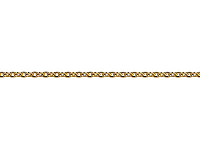 18ct Yellow Gold 1.0mm Round Loose Trace Chain