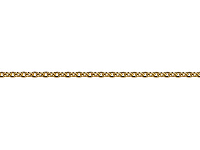 18ct Yellow Gold 1.3mm Round Loose Trace Chain