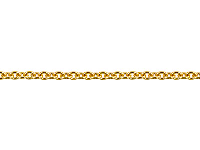 18ct Yellow Gold 1.5mm Round Loose Trace Chain