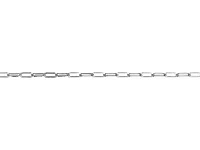 Sterling Silver 3.1mm Loose Wide   Square Wire Trace Chain, 100%  Recycled Silver