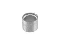 18ct White Gold Tube Setting 4.6mm Semi Finished Cast Collet, 100%    Recycled Gold