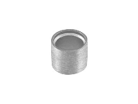 18ct White Gold Tube Setting 6.4mm Semi Finished Cast Collet, 100%    Recycled Gold