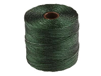 Beadsmith S-lon Bead Cord Evergreen Tex 210 Gauge #18 70m