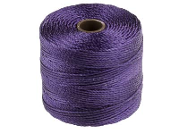 Beadsmith S-lon Bead Cord Purple   Tex 210 Gauge #18 70m
