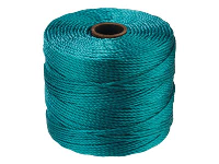 Beadsmith S-lon Bead Cord Teal Tex 210 Gauge #18 70m