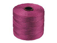 Beadsmith S-lon Bead Cord Magenta  Tex 210 Gauge #18 70m