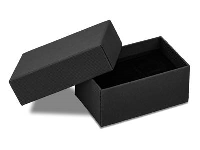 Black Matt Card Cufflink Box