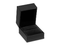 Black Soft Touch Ring Box