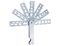 Diamond Fan Gauge With 7 Arms