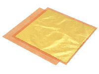 24ct Yellow Gold Foil, For Enamel  Work, 100mm X 100mm, Single Leaf