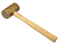 Durston Rawhide Mallet, Size 2,    50mm Head Diameter