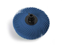 JoolTool 3M Radial Bristle Brush   76mm/3&amp;quot; Blue 400 Grit