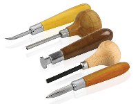Jewellers Complete Stone Setting   Tools Set Of Pushers, Rockers And  Burnishers, Set Of 5