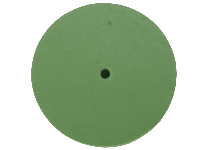 Eveflex Rubber Wheel, 801 Green -  Extra Fine, 23 X 3mm