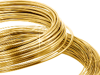 9ct Yellow DF Round Wire 0.80mm    Half Hard, 100% Recycled Gold