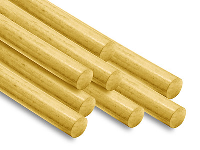 9ps Round Pin Wire 1.00mm Fully    Hard, Straight Lengths, 100%   Recycled Gold
