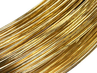 18ct Yellow HB Round Wire 1.00mm,  100% Recycled Gold
