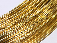 18ct Yellow HB Round Wire 3.00mm,  100% Recycled Gold