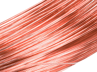 18ct Red Gold 5n Round Wire 0.50mm, 100% Recycled Gold