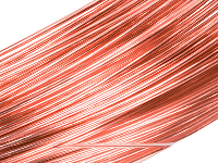 18ct Red Gold 5n Round Wire 0.80mm, 100% Recycled Gold