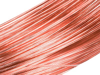 18ct Red Gold 5n Round Wire 1.00mm, 100% Recycled Gold
