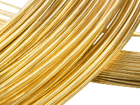 22ct Yellow DS Round Wire 1.00mm,  100% Recycled Gold
