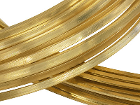 22ct Yellow DS Square Wire 3.00mm  Fully Annealed, 100% Recycled Gold