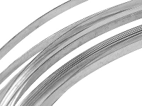 Fine Silver Rectangular Wire 1.00mm X 0.20mm Fully Annealed, 3m Length  6.2g, 100% Recycled Silver