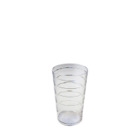 Poycarbonate Ribbed Tumbler Clear 28cl