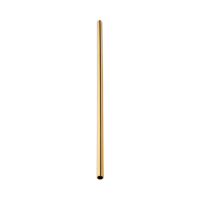 Stainless Steel Straw Gold 8.5" (21.5cm) Single