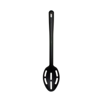 Black Nylon Slotted Spoon High Heat 32 x 6.5 x 3cm