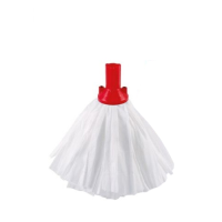 Exel Big White Socket Mop Head Red 117g