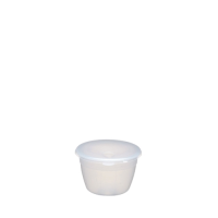 Polypropylene Pudding Basin & Lid 0.25 Pint