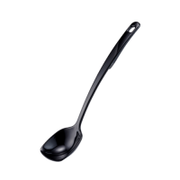 Black Melamine Solid Spoon 250mm (25cm)