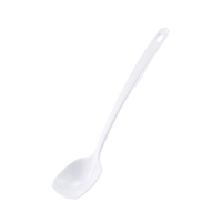 White Melamine Solid Spoon 250mm
